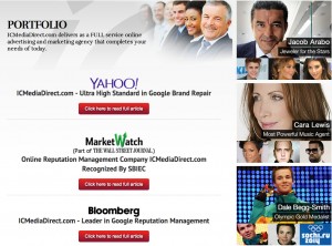 Leader of Reputation Management ICMediaDirect.com Defines Content Marketing